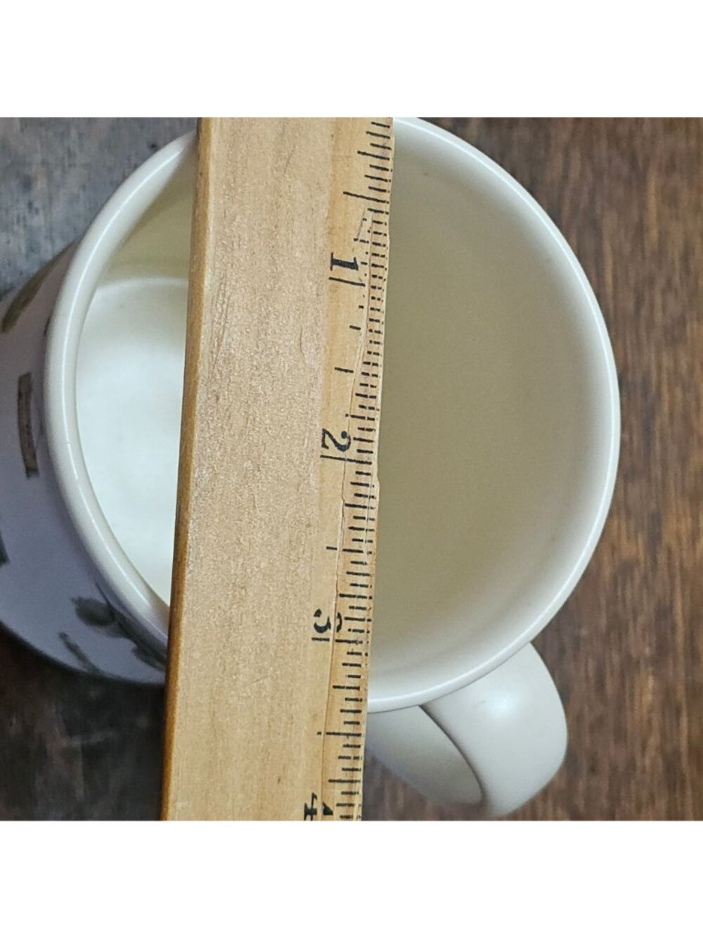 2 Pfaltzgraff Naturewood Mugs 4" nature gardening 16oz cottagecore farmhouse cof - Picture 6 of 9